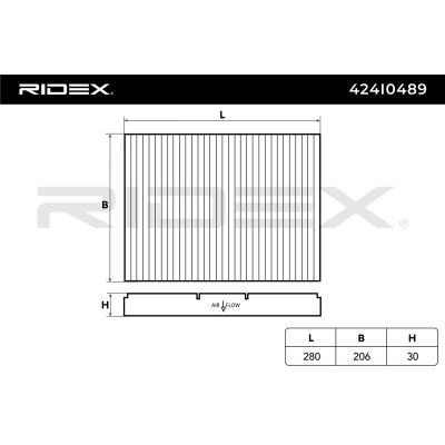 Cabin Air Filter RIDEX 424I0489 424I0489 - photo 6