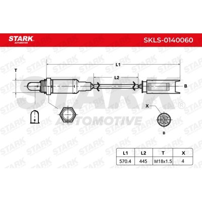 Lambda (Oxygen) Sensor Stark SKLS-0140060 SKLS-0140060 - photo 3