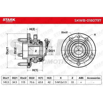Wheel Bearing Stark SKWB-0180797 SKWB-0180797 - photo 6