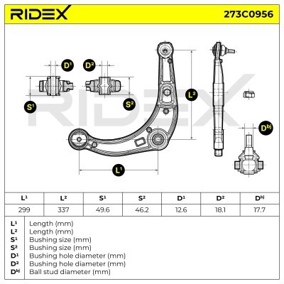 Control Arm RIDEX 273C0956 273C0956 - photo 8