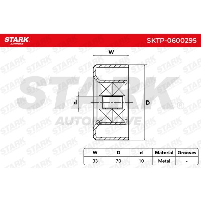 Belt Tensioner V-Ribbed Belt Stark SKTP-0600295 SKTP-0600295 - photo 5