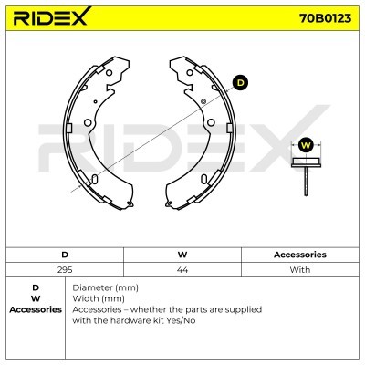 Brake Pads Set RIDEX 70B0123 70B0123 - photo 5