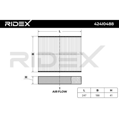 Cabin Air Filter RIDEX 424I0488 424I0488 - photo 8