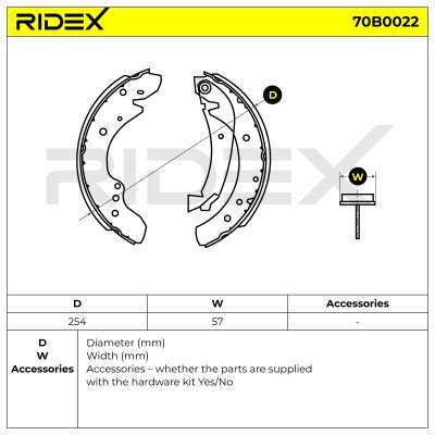Brake Pads Set RIDEX 70B0022 70B0022 - photo 5