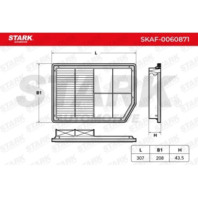 Air Filter Stark SKAF-0060871 SKAF-0060871 - photo 2
