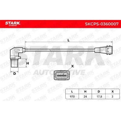 Crankshaft Pulse Sensor Stark SKCPS-0360007 SKCPS-0360007 - photo 2