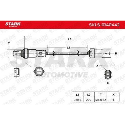 Lambda (Oxygen) Sensor Stark SKLS-0140442 SKLS-0140442 - photo 5
