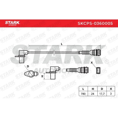 Crankshaft Pulse Sensor Stark SKCPS-0360005 SKCPS-0360005 - photo 3