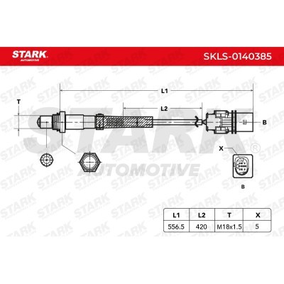 Lambda (Oxygen) Sensor Stark SKLS-0140385 SKLS-0140385 - photo 6