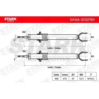 Shock Absorber Stark SKSA-0132761 SKSA-0132761 - photo 5