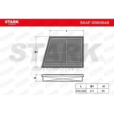 Air Filter Stark SKAF-0060645 SKAF-0060645 - photo 2