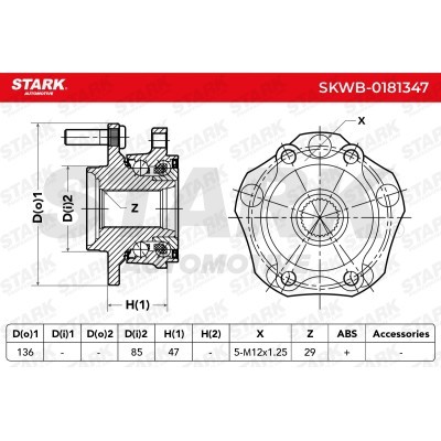 Wheel Bearing Stark SKWB-0181347 SKWB-0181347 - photo 10