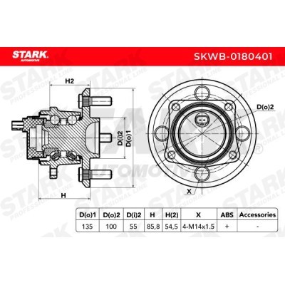 Wheel Bearing Stark SKWB-0180401 SKWB-0180401 - photo 3