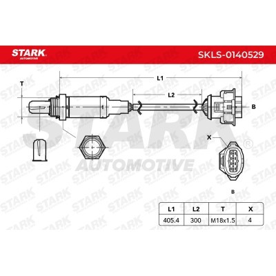 Lambda (Oxygen) Sensor Stark SKLS-0140529 SKLS-0140529 - photo 5