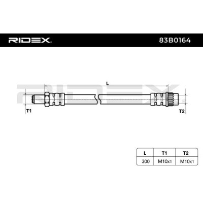 Brake Hose RIDEX 83B0164 83B0164 - photo 3