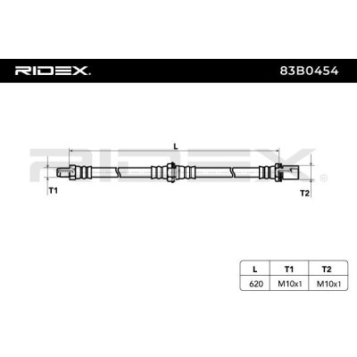 Brake Hose RIDEX 83B0454 83B0454 - photo 6