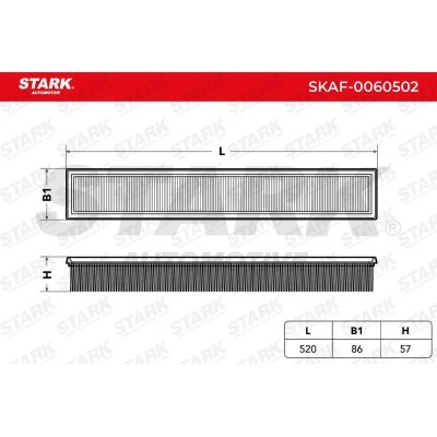 Air Filter Stark SKAF-0060502 SKAF-0060502 - photo 3