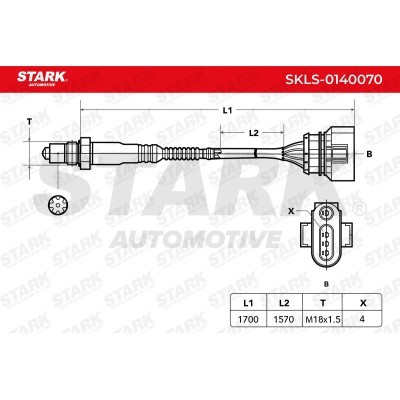 Lambda (Oxygen) Sensor Stark SKLS-0140070 SKLS-0140070 - photo 6