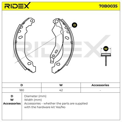 Brake Pads Set RIDEX 70B0035 70B0035 - photo 5