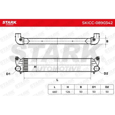 Intercooler, Charger Stark SKICC-0890342 SKICC-0890342 - photo 7