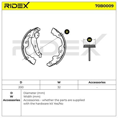 Brake Pads Set RIDEX 70B0009 70B0009 - photo 5