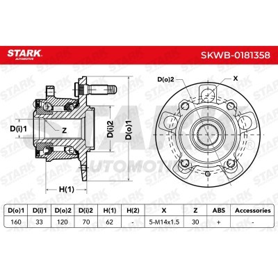 Wheel Bearing Stark SKWB-0181358 SKWB-0181358 - photo 6