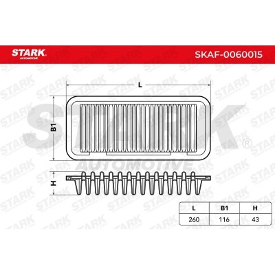 Air Filter Stark SKAF-0060015 SKAF-0060015 - photo 2