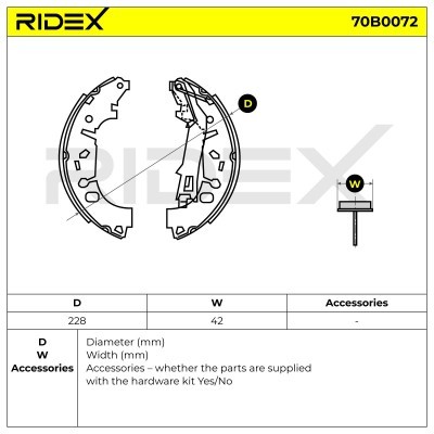 Brake Pads Set RIDEX 70B0072 70B0072 - photo 6