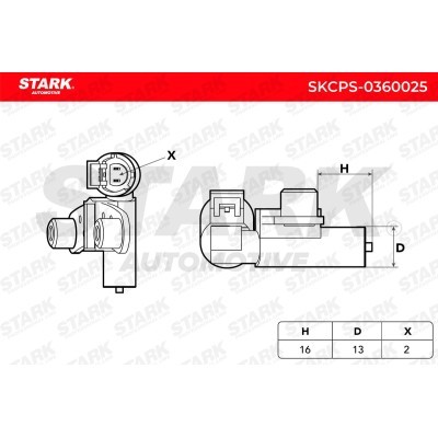 Crankshaft Pulse Sensor Stark SKCPS-0360025 SKCPS-0360025 - photo 3