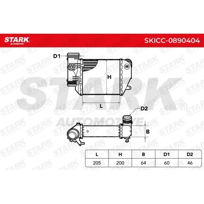 Intercooler, Charger Stark SKICC-0890404 SKICC-0890404 - photo 7