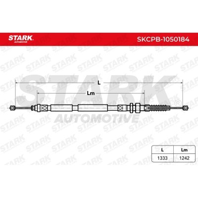 Cable Pull, Parking Brake Stark SKCPB-1050184 SKCPB-1050184 - photo 2