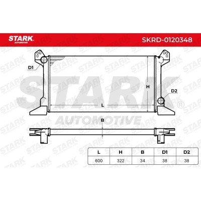 Radiator, Engine Cooling Stark SKRD-0120348 SKRD-0120348 - photo 4