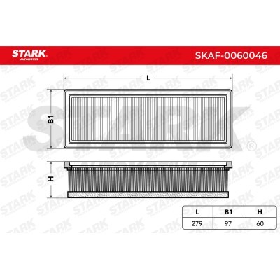 Air Filter Stark SKAF-0060046 SKAF-0060046 - photo 2
