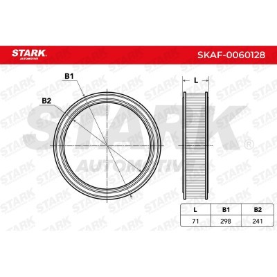 Air Filter Stark SKAF-0060128 SKAF-0060128 - photo 4