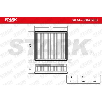 Air Filter Stark SKAF-0060288 SKAF-0060288 - photo 3