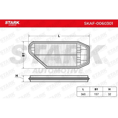 Air Filter Stark SKAF-0060301 SKAF-0060301 - photo 3