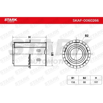 Air Filter Stark SKAF-0060266 SKAF-0060266 - photo 5