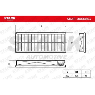 Air Filter Stark SKAF-0060853 SKAF-0060853 - photo 2