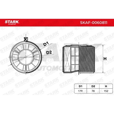 Air Filter Stark SKAF-0060811 SKAF-0060811 - photo 6