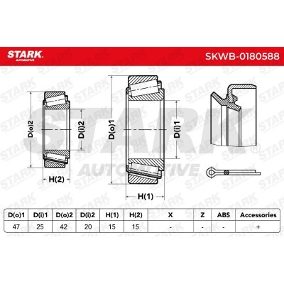 Wheel Bearing Stark SKWB-0180588 SKWB-0180588 - photo 4
