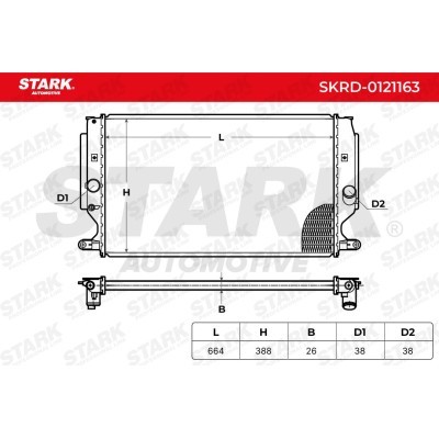 Radiator, Engine Cooling Stark SKRD-0121163 SKRD-0121163 - photo 5