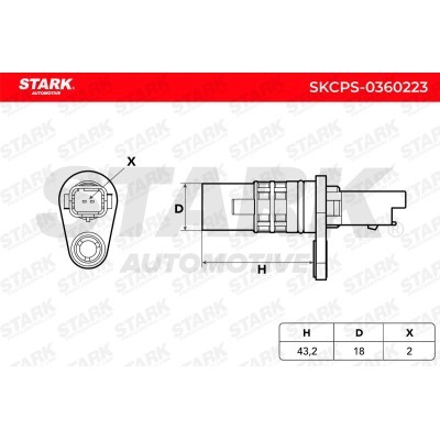 Crankshaft Pulse Sensor Stark SKCPS-0360223 SKCPS-0360223 - photo 5