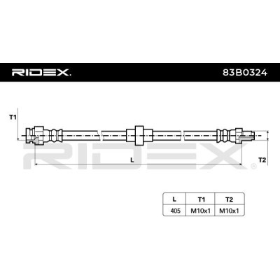 Brake Hose RIDEX 83B0324 83B0324 - photo 10