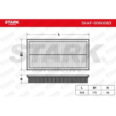 Air Filter Stark SKAF-0060083 SKAF-0060083 - photo 2