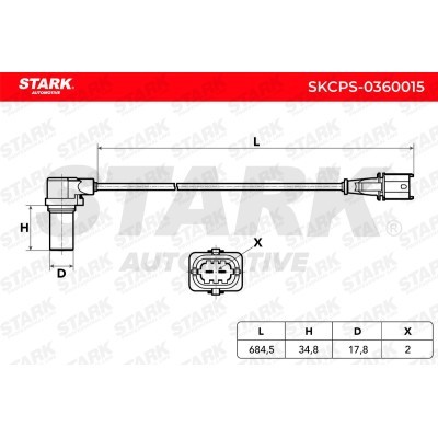 Crankshaft Pulse Sensor Stark SKCPS-0360015 SKCPS-0360015 - photo 3