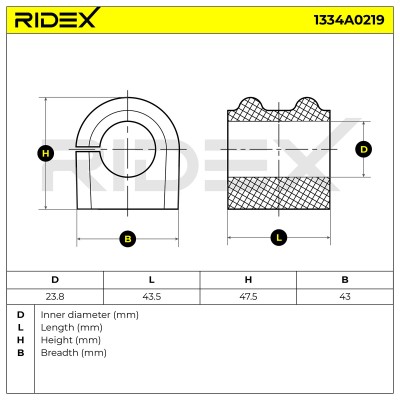 Stabiliser Bar Mounting RIDEX 1334A0219 1334A0219 - photo 6