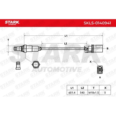Lambda (Oxygen) Sensor Stark SKLS-0140941 SKLS-0140941 - photo 6