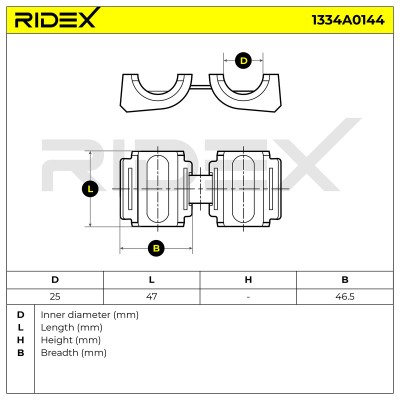 Stabiliser Bar Mounting RIDEX 1334A0144 1334A0144 - photo 5