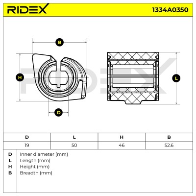 Stabiliser Bar Mounting RIDEX 1334A0350 1334A0350 - photo 6