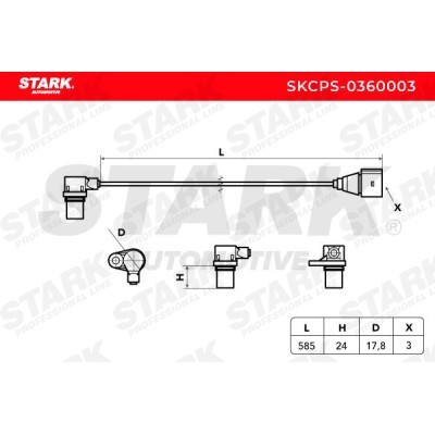 Crankshaft Pulse Sensor Stark SKCPS-0360003 SKCPS-0360003 - photo 3